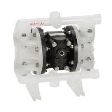 All-Flo AODD Double Diaphragm Pump - Max Pass Plastic - 1/2 in. - S050 - Angled