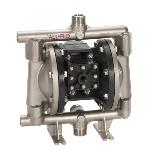 All-Flo AODD Double Diaphragm Pump - Max Pass Metal - 1/2 in. - S050 - Plastic Center Section - Angled