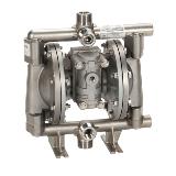 All-Flo AODD Double Diaphragm Pump - Max Pass Metal - 1/2 in. - S050 - Stainless Steel - Angled