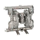 All-Flo AODD Double Diaphragm Pump - Max Pass Plastic - 1 in. - S100 - Aluminum - Angled