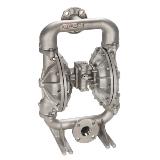 All-Flo AODD Double Diaphragm Pump - Metal - 2 in. - A200 - Stainless Steel - Combo Flanged - Angled