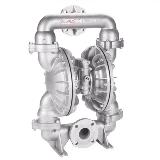All-Flo AODD Double Diaphragm Pump - Metal - 3 in. - A300 - Stainless Steel - Flanged - Angled
