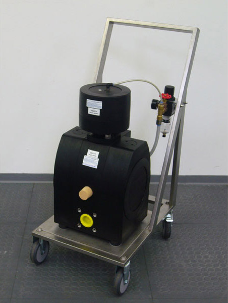 Almatec transportation cart for AODD pumps