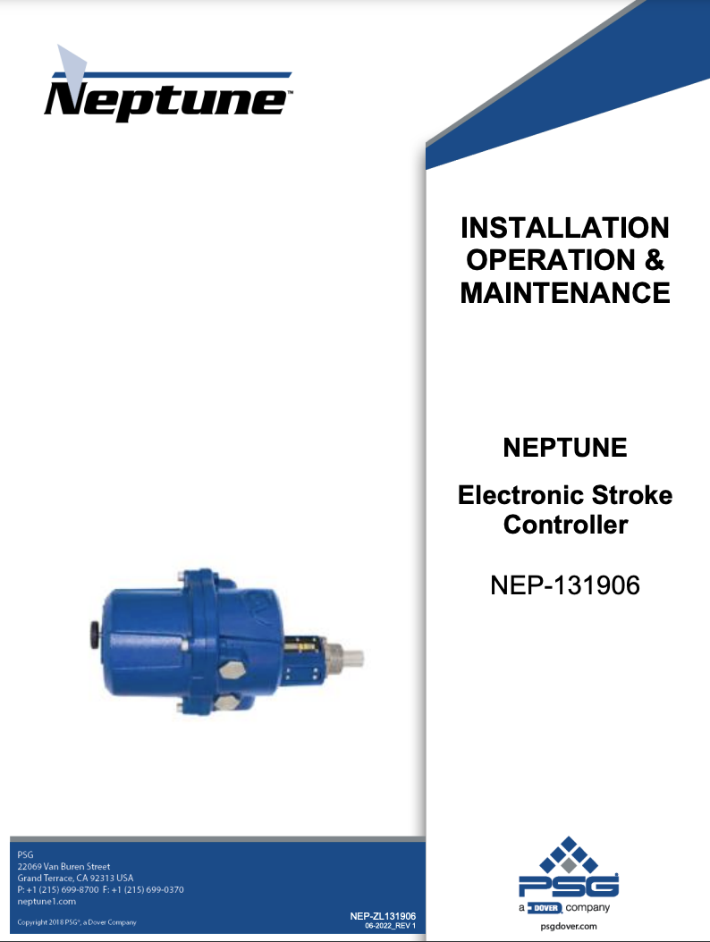 Neptune Advanced Stroke Controller IOM