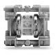 Wilden AODD Double Diaphragm Pump - 6 mm (1/4 in.) - Pro-Flo Clamped Stainless Steel - P.025