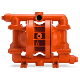 Wilden AODD Double Diaphragm Pump - 25 mm (1 in.) - Pro-Flo Bolted Threaded Ductile Iron - P220