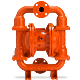 Wilden AODD Double Diaphragm Pump - 38 mm (1-1/2 in.) - Pro-Flo Bolted Flanged Aluminum - P430