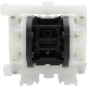 6 mm (1/4") Pro-Flo SHIFT Series Bolted Plastic Pump Reversed (PS25)