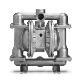 Wilden AODD Double Diaphragm Pump - 38 mm (1-1/2 in.) - Pro-Flo SHIFT Bolted Threaded Stainless Steel - PS420