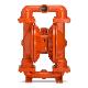 Wilden AODD Double Diaphragm Pump - 51 mm (2 in.) - Pro-Flo SHIFT Bolted Threaded Ductile Iron - PS820
