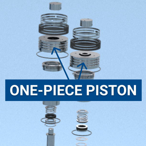 One-Piece Piston